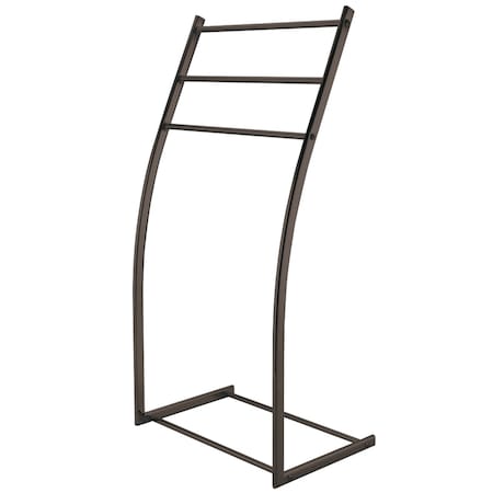 Kingston Brass SCC8255 Pedestal Steel Construction Towel Rack, Oil Rubbed Bronze SCC8255